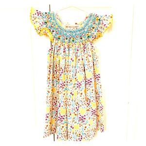 Smocked dress by Mom & Me